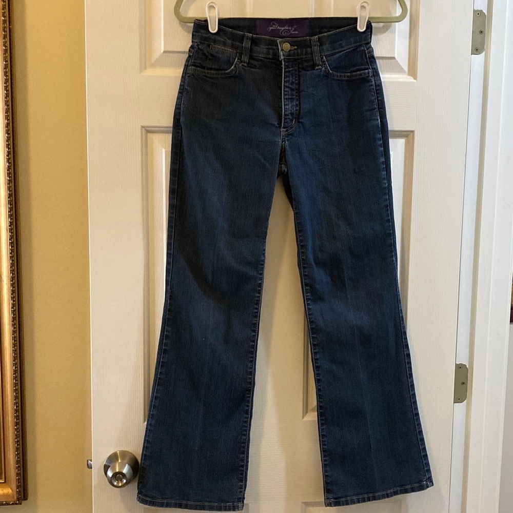 NYDJ Dark Blue Flare/Bootleg Jeans